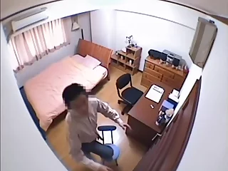 Asian tutor films hidden cameras sex with respect to his teen student
